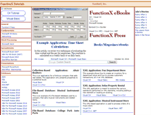 Tablet Screenshot of functionx.com